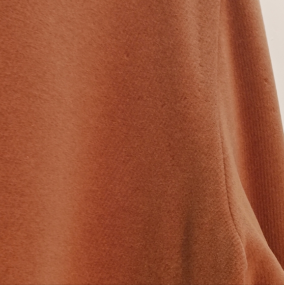 Max Mara Wool Coat VTG Luxury Mob Wife Single Breast Burnt Orange W10 Old Money - Picture 10 of 12